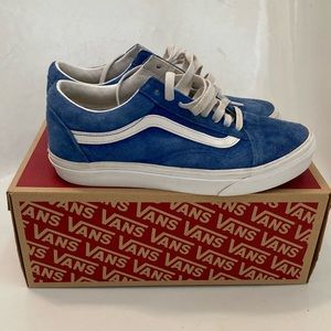 Electric Blue Suede Old Skool Vans